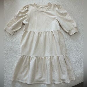 T. La Savannah Puff-Sleeved Mini Dress